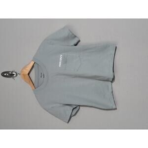 Madewell x Free & Easy Crop Top Retro 90s Style Boxy Pocket Graphic Tee Size S